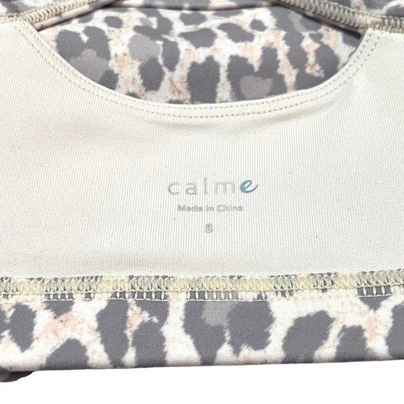 Johnny Was Calme Life in Balance Endurance Leopard Print Sports Bra NWT Small - Picture 11 of 14